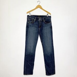 7 For All Mankind Dark Blue Slim Jeans